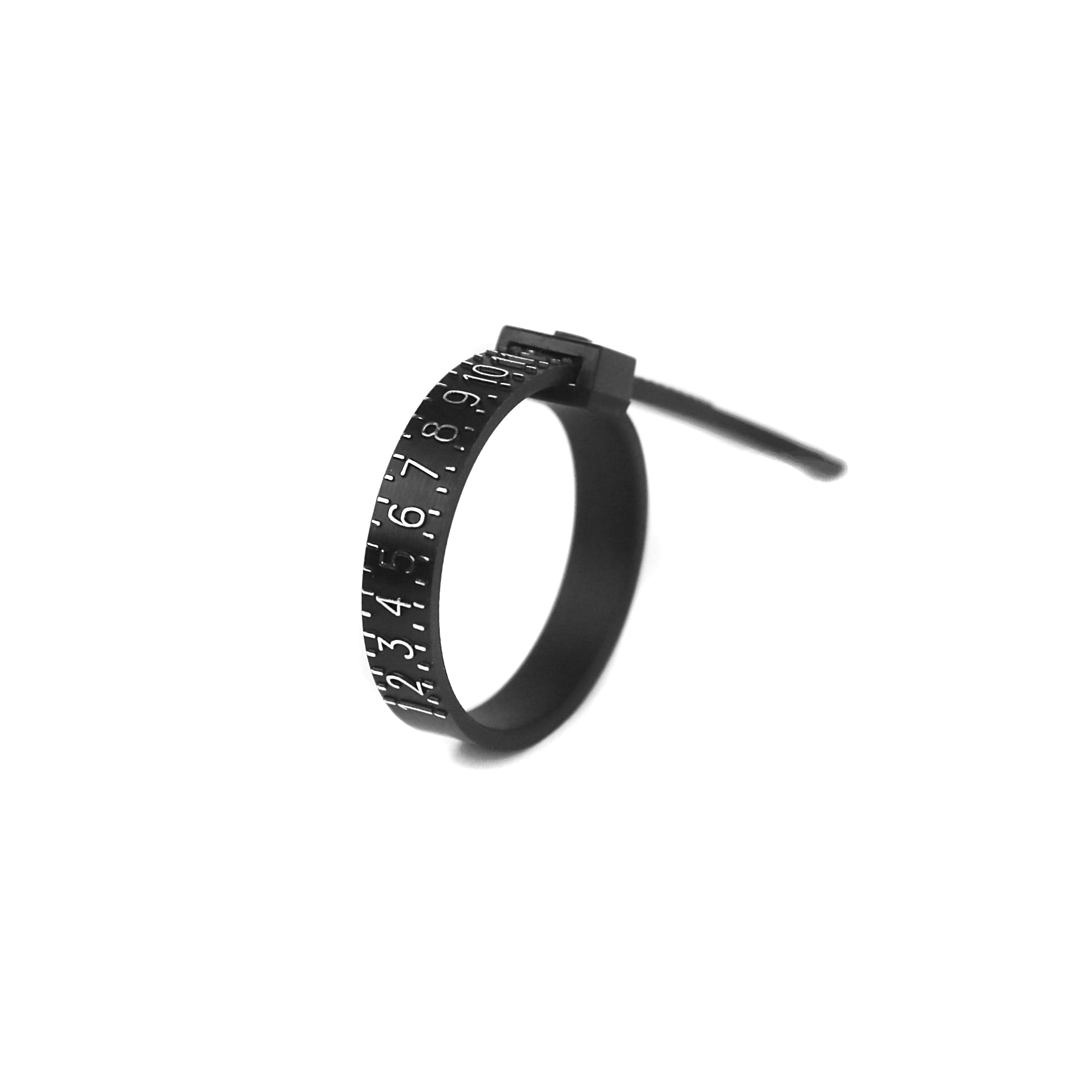 Ring Sizer - Black Plastic